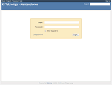 Tablet Screenshot of mantenciones.kiteknology.com